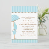 Mod Ma Baby shower Invitation Kaart (Staand voorkant)