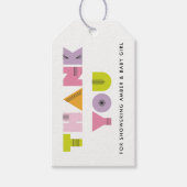 Mod Mama Baby shower dank u geschenk Label Cadeaulabel (Voorkant)