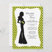 Mod mama Twins Baby shower Boy Girl Green Kaart (Voorkant)