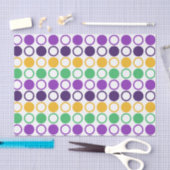 Mod Mardi Gras Stippen Tissuepapier (Craft)