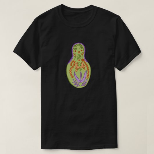 Mod Matryoshka Doll Graphic T-shirt (Design voorkant)