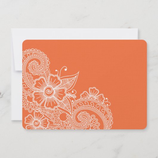 Mod Mehandi - Aangepaste schrijfbenodigdheden Notitiekaartje (Achterkant)