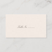 Mod Mehandi Bruiloft Escort Kaarten Plaatskaartje (Achterkant)