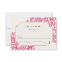 Mod Mehandi Bruiloft RSVP