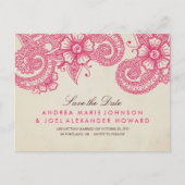 Mod Mehandi sparen het Briefkaart van de Datum (Voorkant)