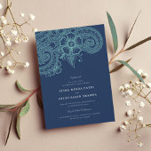 Mod Mehandi Trouw Uitnodiging