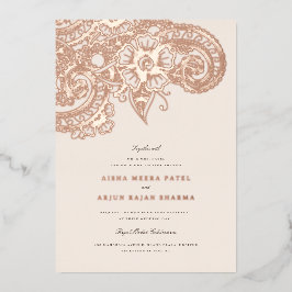 Mod Mehandi Wedding Uitnodiging