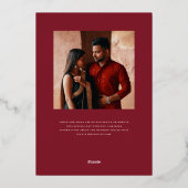 Mod Mehandi Wedding Uitnodiging (Achterkant)