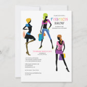 Mod Meisjes Mode Show Kaart (Voorkant)