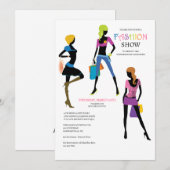 Mod Meisjes Mode Show Kaart (Voorkant / Achterkant)