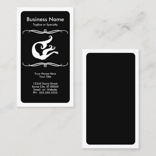 mod mermaid visitekaartje (Voorkant / Achterkant)