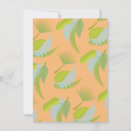 Mod Mid-Century Save the Date Retro-teken Kaart (Achterkant)