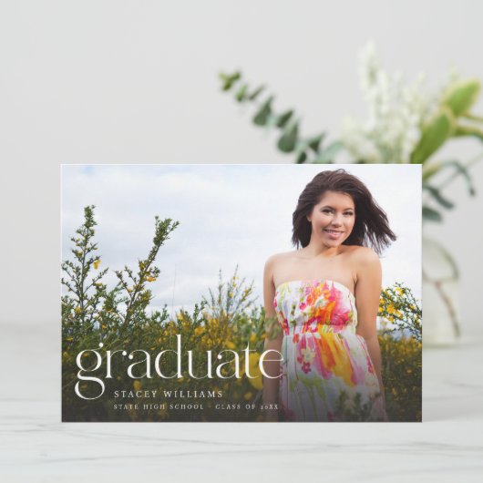 MOD Mod Foto Afstuderen Aankondiging H (Staand voorkant)