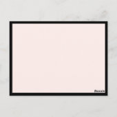 Mod Mode Meisje Boetiek, Poshmark Roze Dank u Briefkaart (Achterkant)