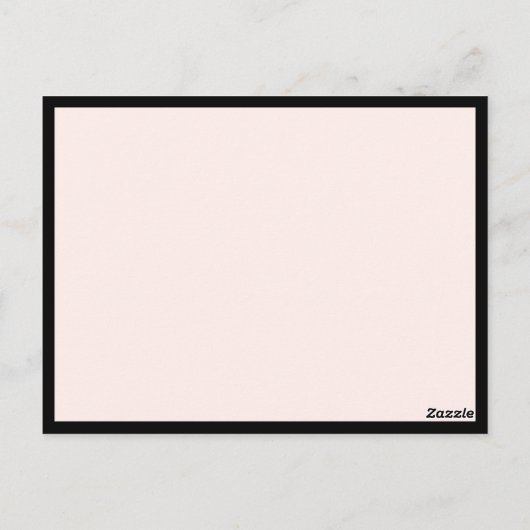 Mod Mode Meisje Boetiek, Poshmark Roze Dank u Briefkaart (Achterkant)