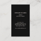 Mod Mode Meisje Boetiek, Stylist Roze Visitekaartje (Achterkant)