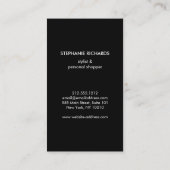 Mod Mode Meisje Boutique, Stylist Visitekaartje (Achterkant)