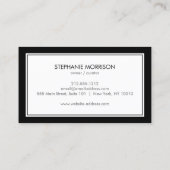 Mod Mode Meisje met Lijst Boutique, Stylist Visitekaartje (Achterkant)