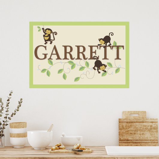 Mod Monkey - Aangepast Poster Aangepaste Baby (Keuken)