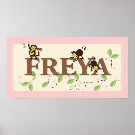 Mod Monkey - Aangepast Poster Aangepaste Baby (Voorkant)