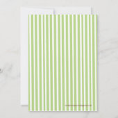 Mod Monkey Baby shower-uitnodiging Kaart (Achterkant)