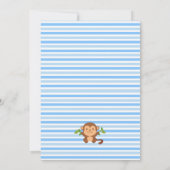 Mod Monkey Boy Birthday Uitnodiging (Achterkant)