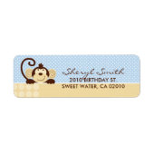 Mod Monkey Retourlabel Etiket (Voorkant)