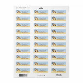 Mod Monkey Retourlabel Etiket (Full Sheet)