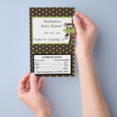 Mod Monkey Time Microgolf Popcorn Wrapper Flyer (Hand)