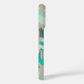 Mod Monstera Leaf Abstract Hawaïaans Tropisch Taup Case-Mate iPhone Case (Achterkant / Rechts)