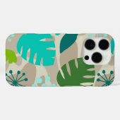 Mod Monstera Leaf Abstract Hawaïaans Tropisch Taup Case-Mate iPhone Case (Achterkant (horizontaal))