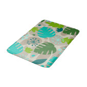 Mod Monstera Leaf Abstract Hawaiian Tropical Badmat (Gekanteld)