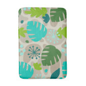 Mod Monstera Leaf Abstract Hawaiian Tropical Badmat (Voorkant Verticaal)