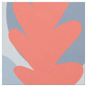 Mod Monstera Leaf Abstract Hawaiian Tropical - Bla Stof (Close Up)