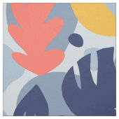 Mod Monstera Leaf Abstract Hawaiian Tropical - Bla Stof (Swatch)