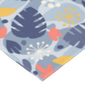 Mod Monstera Leaf Abstract Hawaiian Tropical - Bla Tafelkleed (Gekanteld)