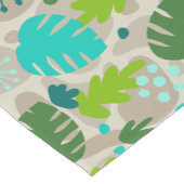 Mod Monstera Leaf Abstract Hawaiian Tropical Korte Tafelloper (Hoek)
