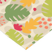 Mod Monstera Leaf Abstract Hawaiian Tropical - War Korte Tafelloper (Hoek)