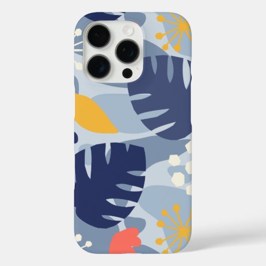 Mod Monstera Leaf Abstracte Hawaiian Tropische mar Case-Mate iPhone Case (Achterkant)
