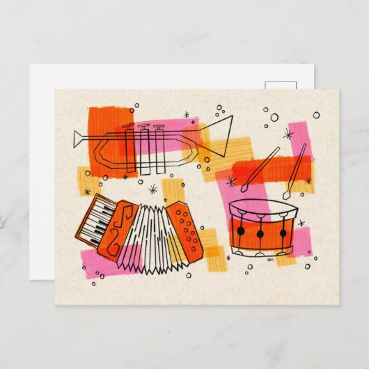 Mod Music Briefkaart (Voorkant / Achterkant)