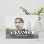 Mod Name Photo Graduation Party Kaart (Staand voorkant)