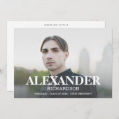 Mod Name Photo Graduation Party Kaart (Voorkant / Achterkant)