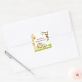 Mod Oerwoud Safari Baby shower Stickers (Envelop)