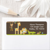 Mod Oerwoud Safari Return Address Labels (Insitu)