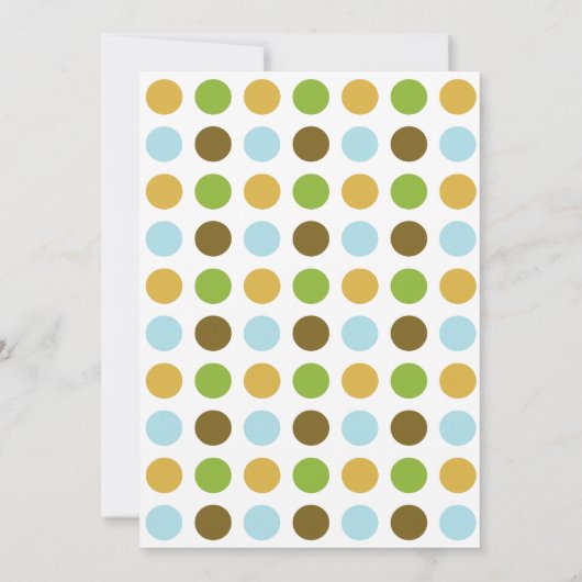 Mod Oerwoud-uitnodigingen Kaart (Achterkant)