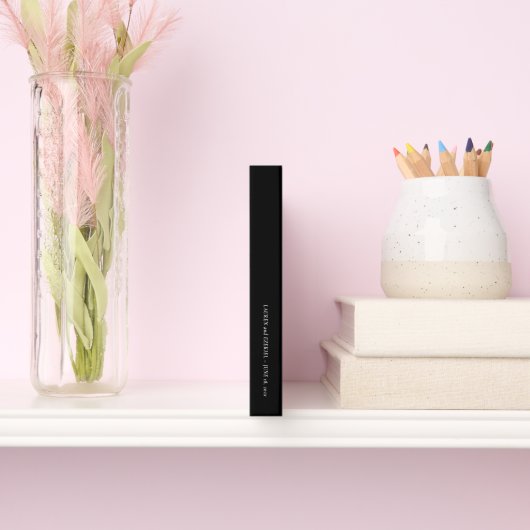 MOD OLIVE & BLACK TULIP TROUWEN GASTENBOEK (Rug)