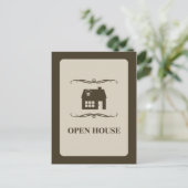 mod open house aankondiging (Staand voorkant)