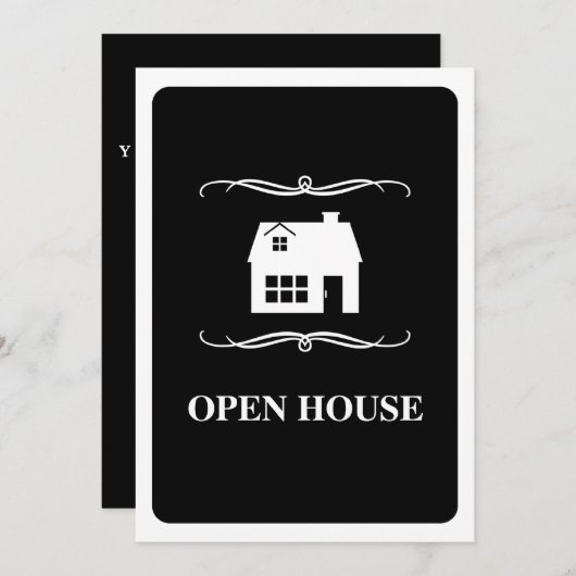 mod open huis aankondiging (Voorkant / Achterkant)