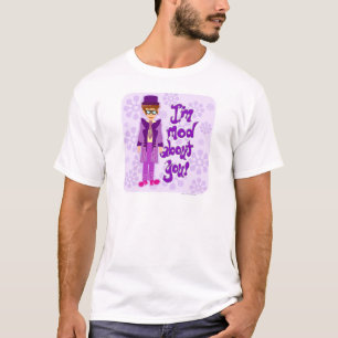 Mod over je Funny Retro Sixties Cartoon Boy T-shirt