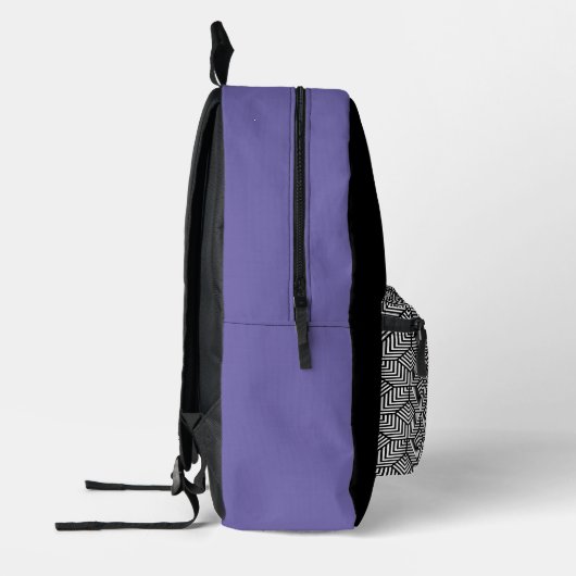 Mod Paarse Monogram Rugzak (Links)
